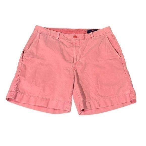 Vineyard Vines Preppy salmon 8” short inseam shorts - Picture 1 of 6